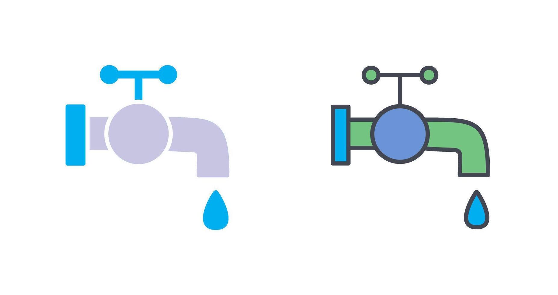 Water Tap Icon Design vector