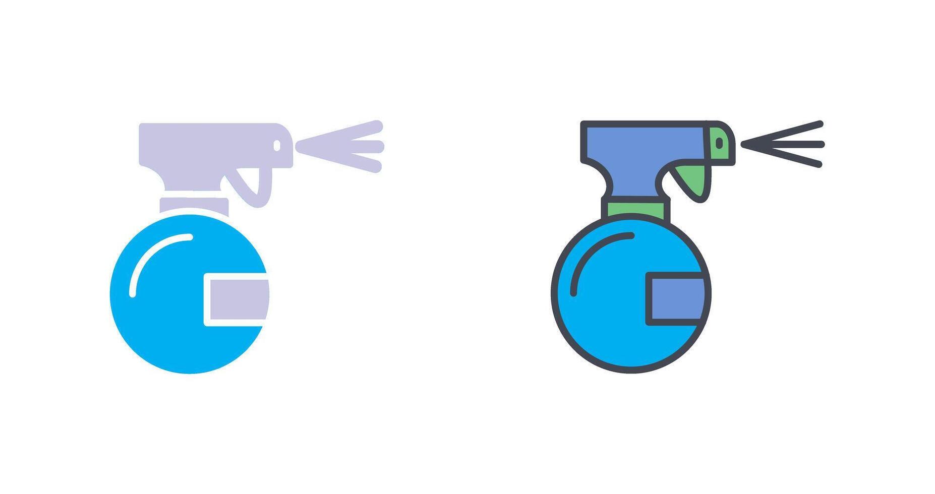Spray bottle Icon Design vector