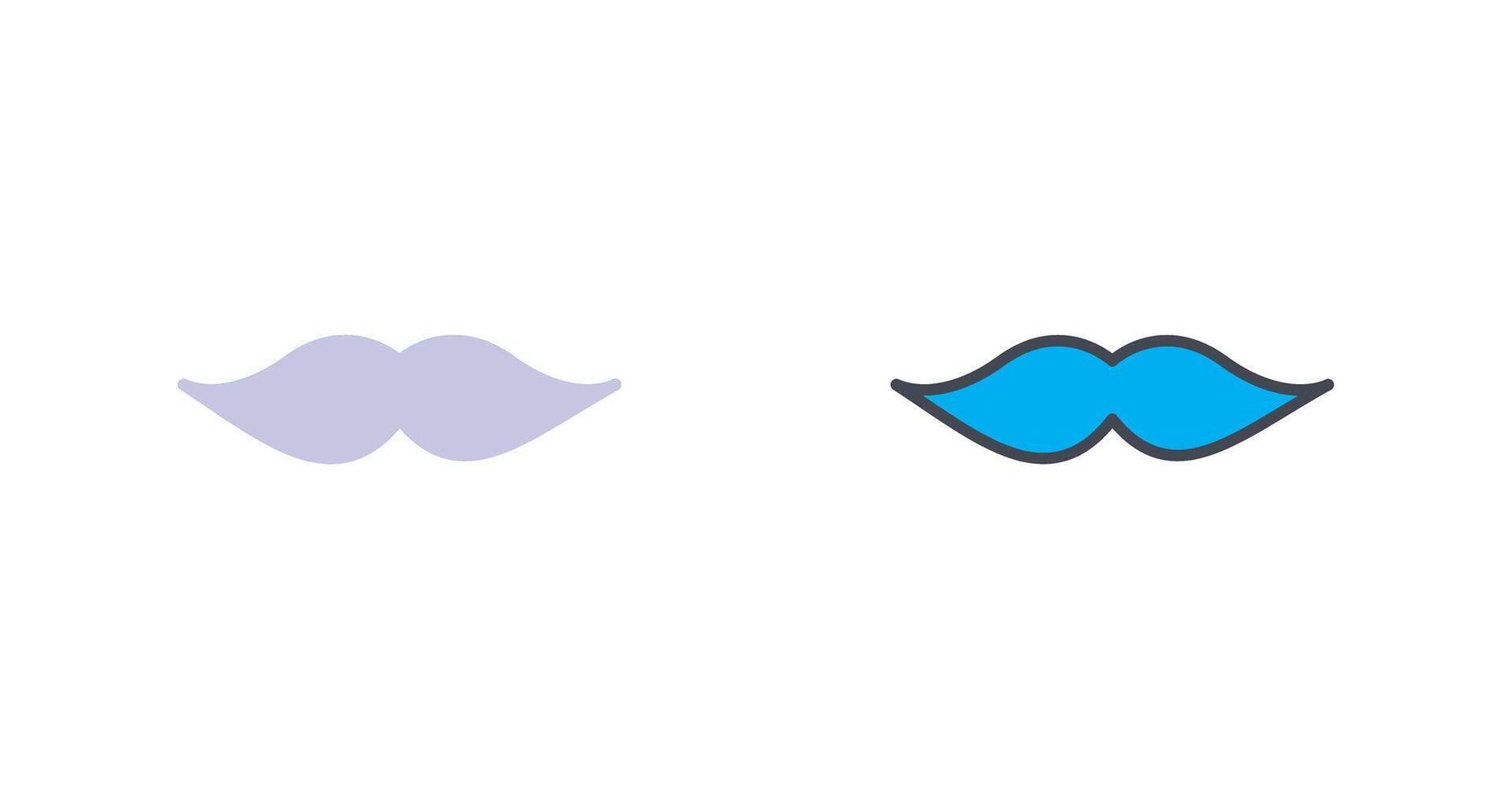 Moustache I Icon Design vector