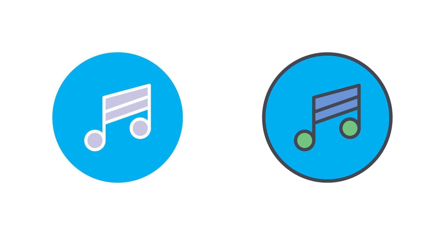 Music Player Icon Design vector