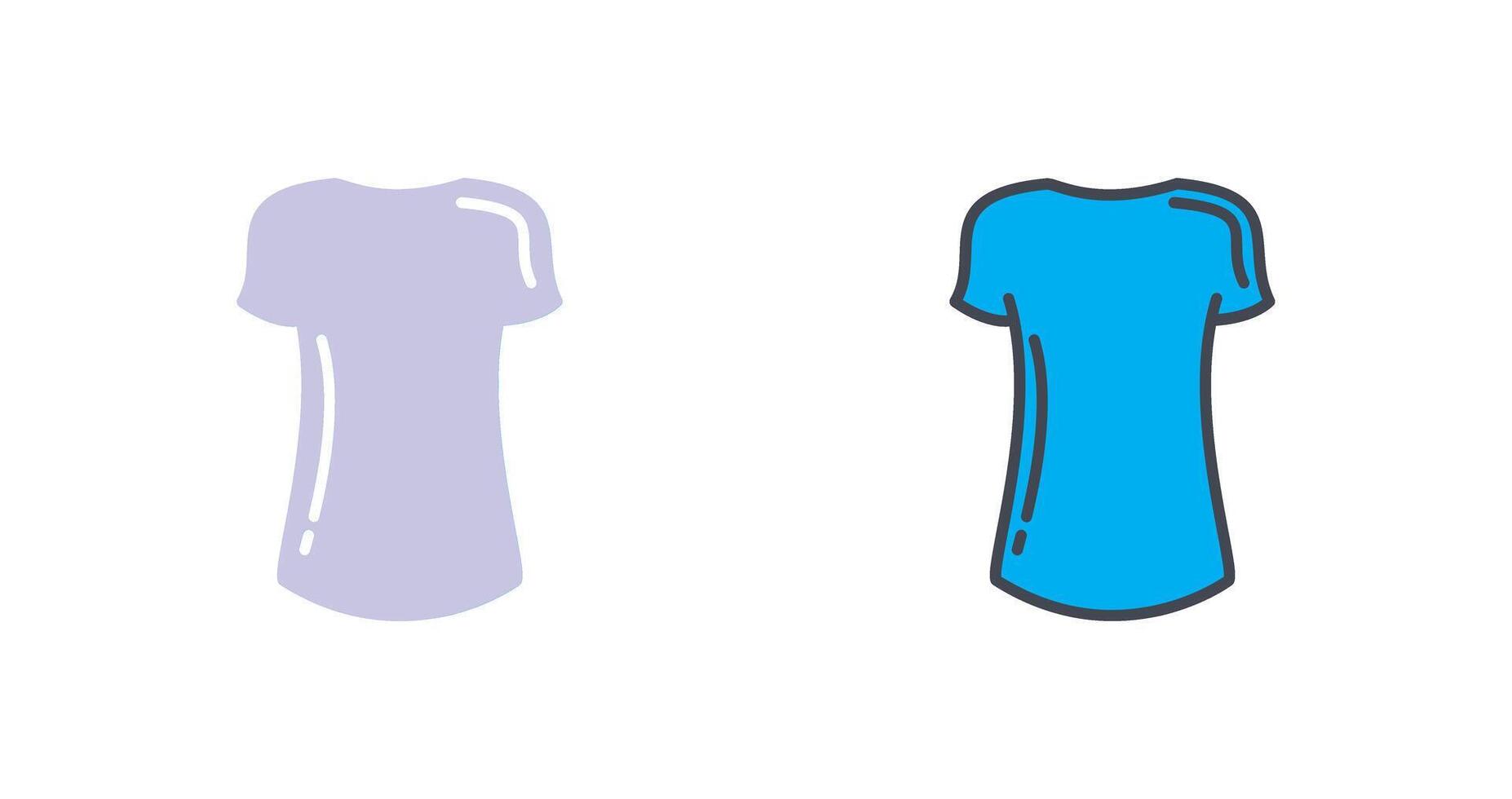 Ladies Shirt Icon Design vector