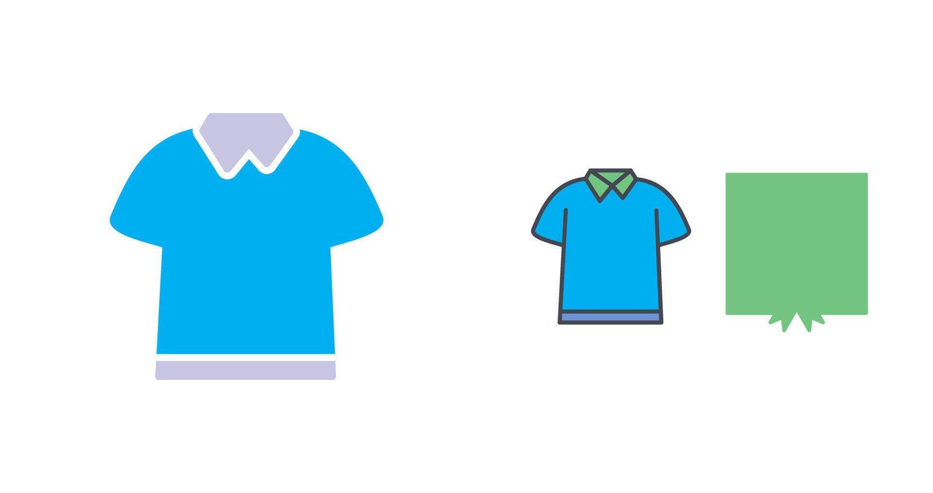 Polo Shirt Icon Design vector