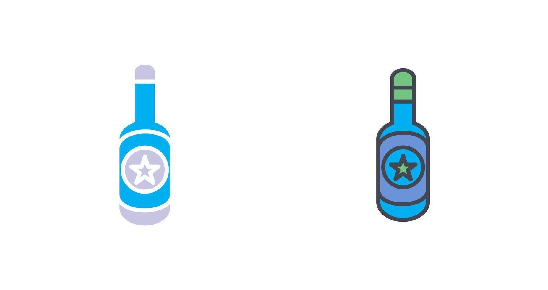 Beer Bottle I Icon Design vector