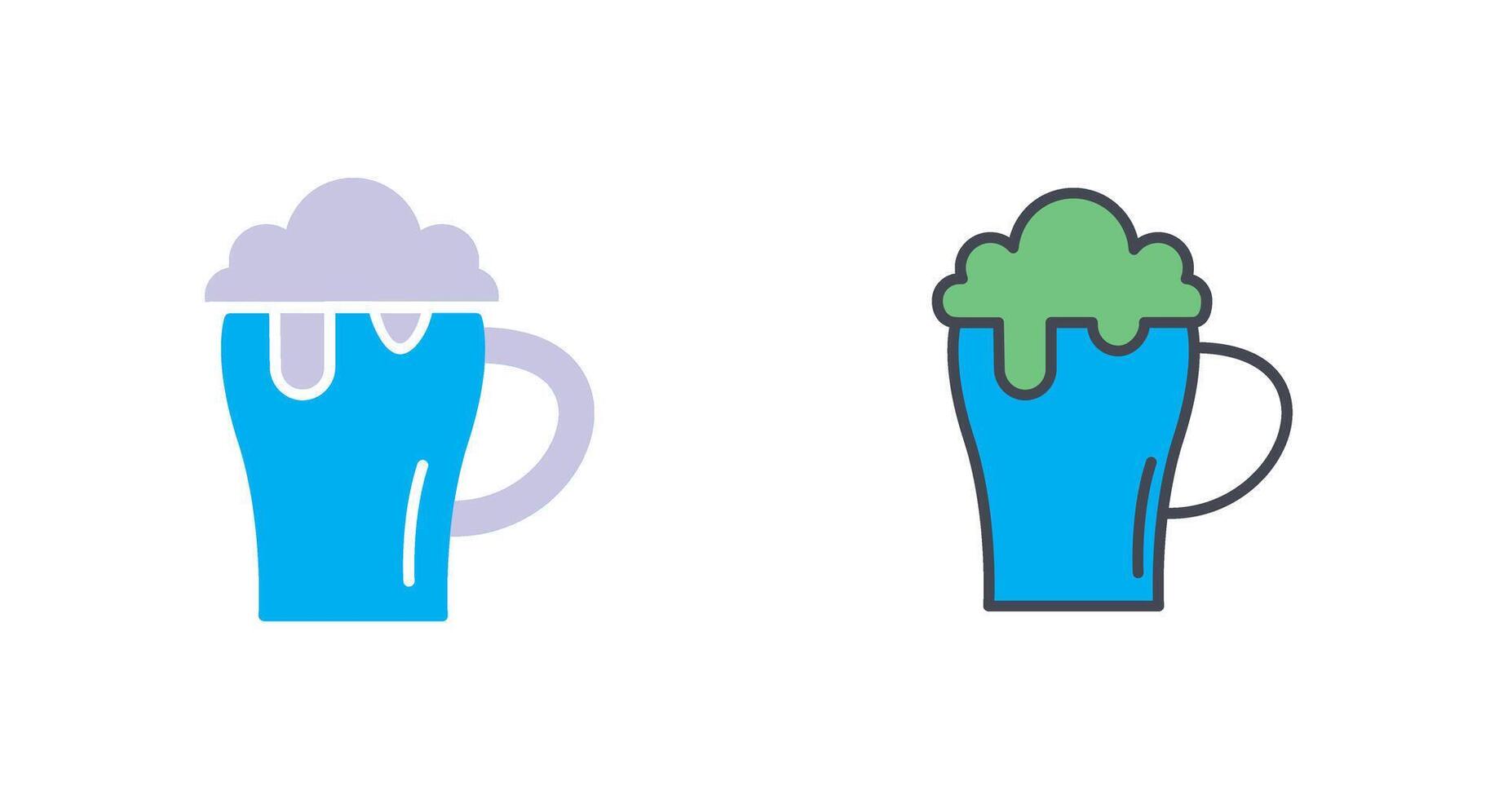 Beer Mug Icon Design vector