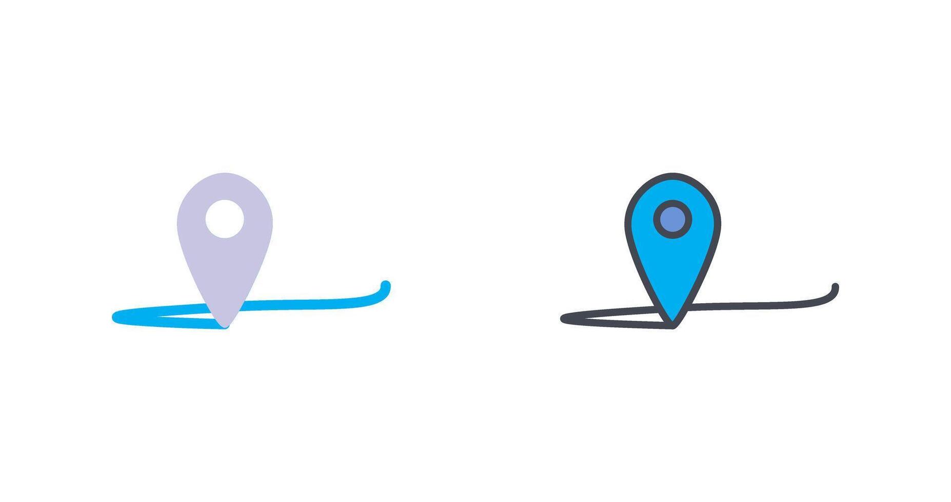 Marker Icon Design vector