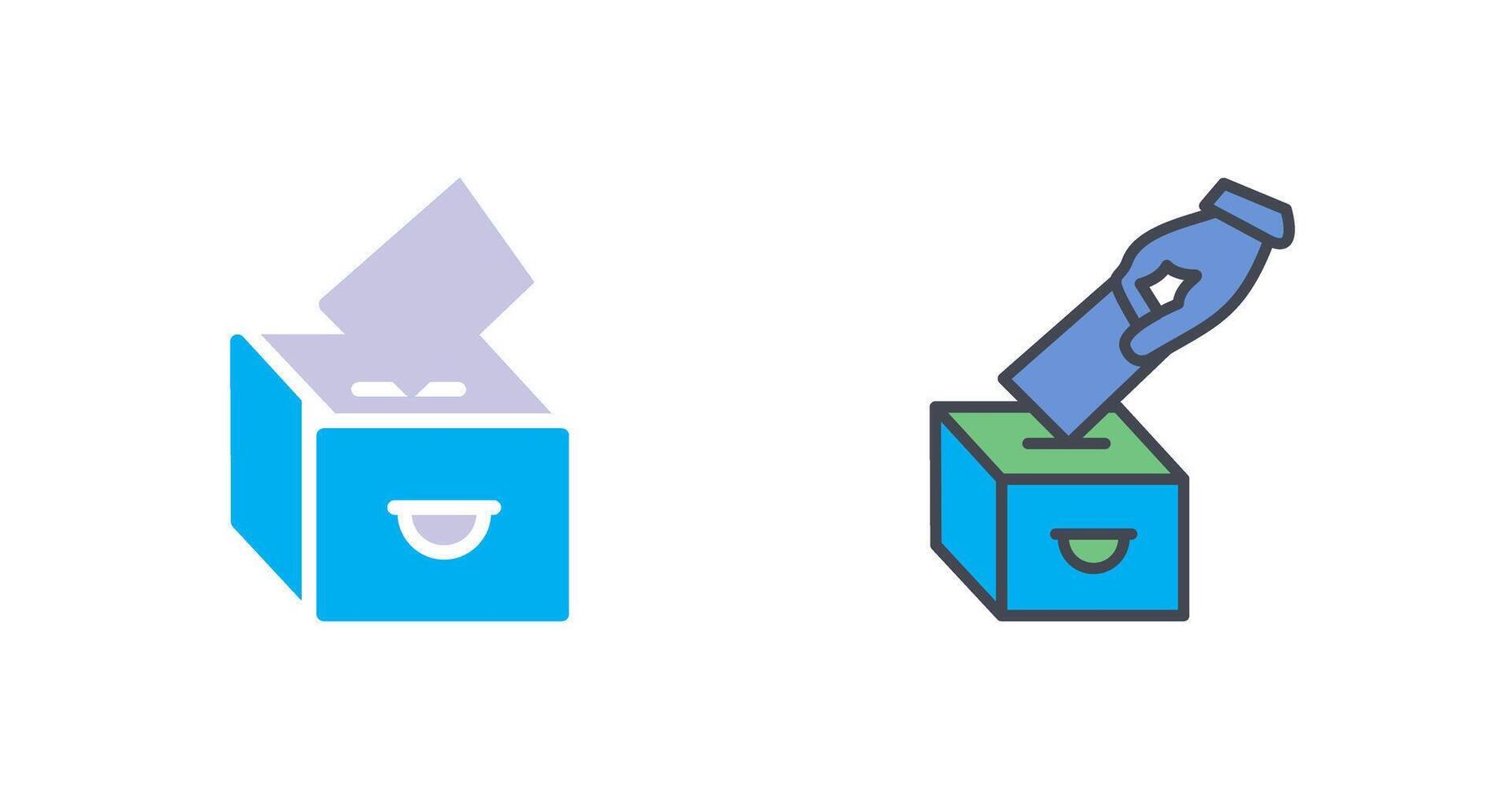 Casting Vote Icon Design vector