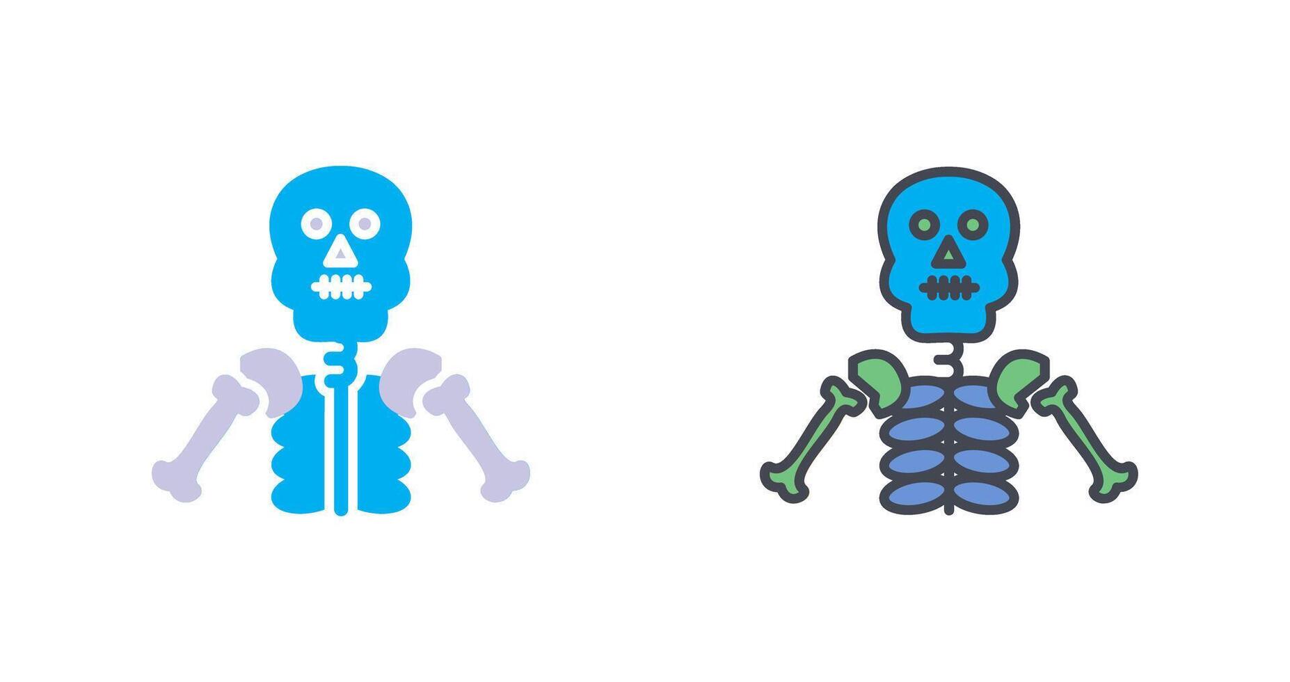 Skeleton Icon Design vector