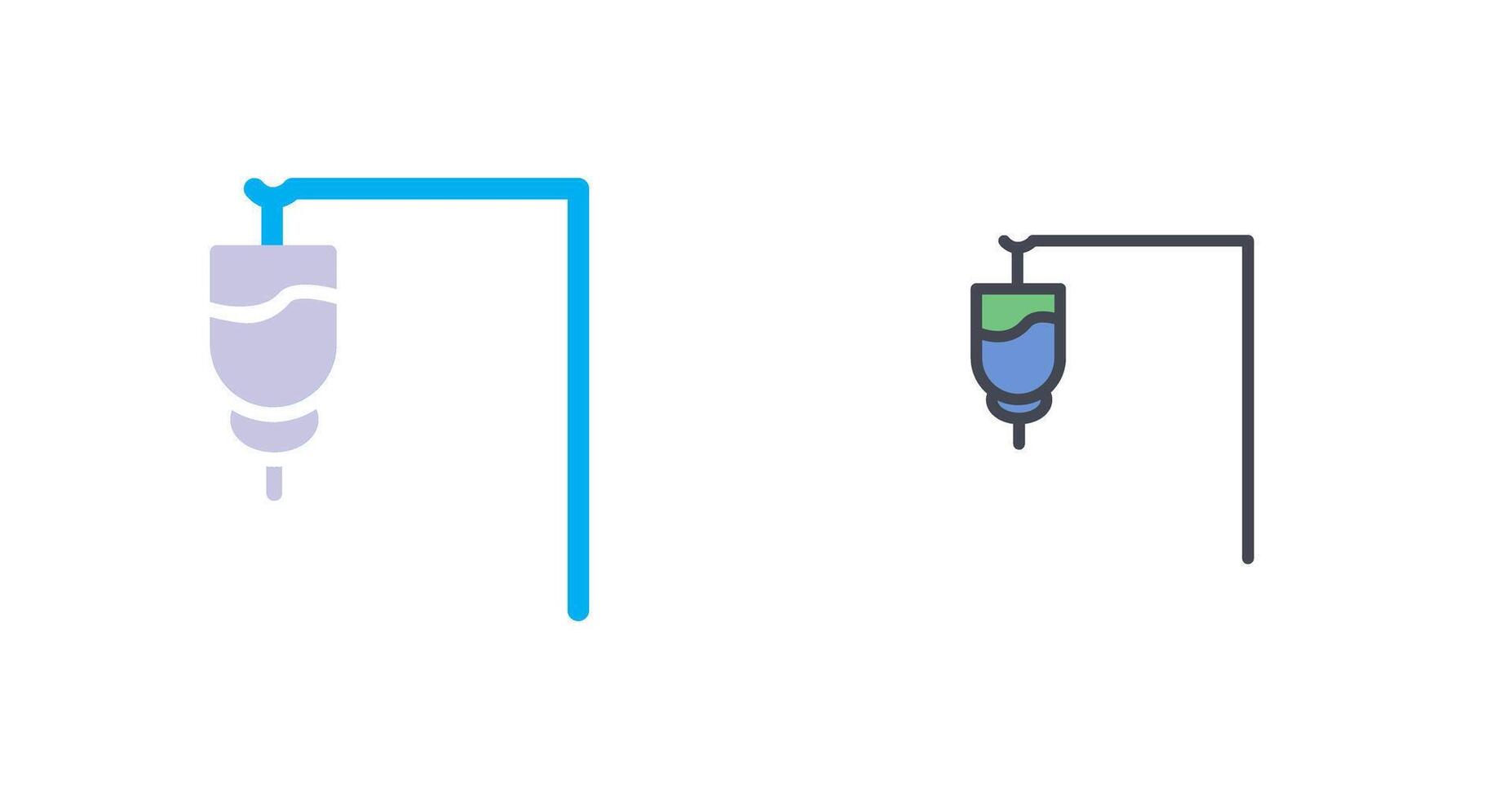 Medical Drip Icon Design vector