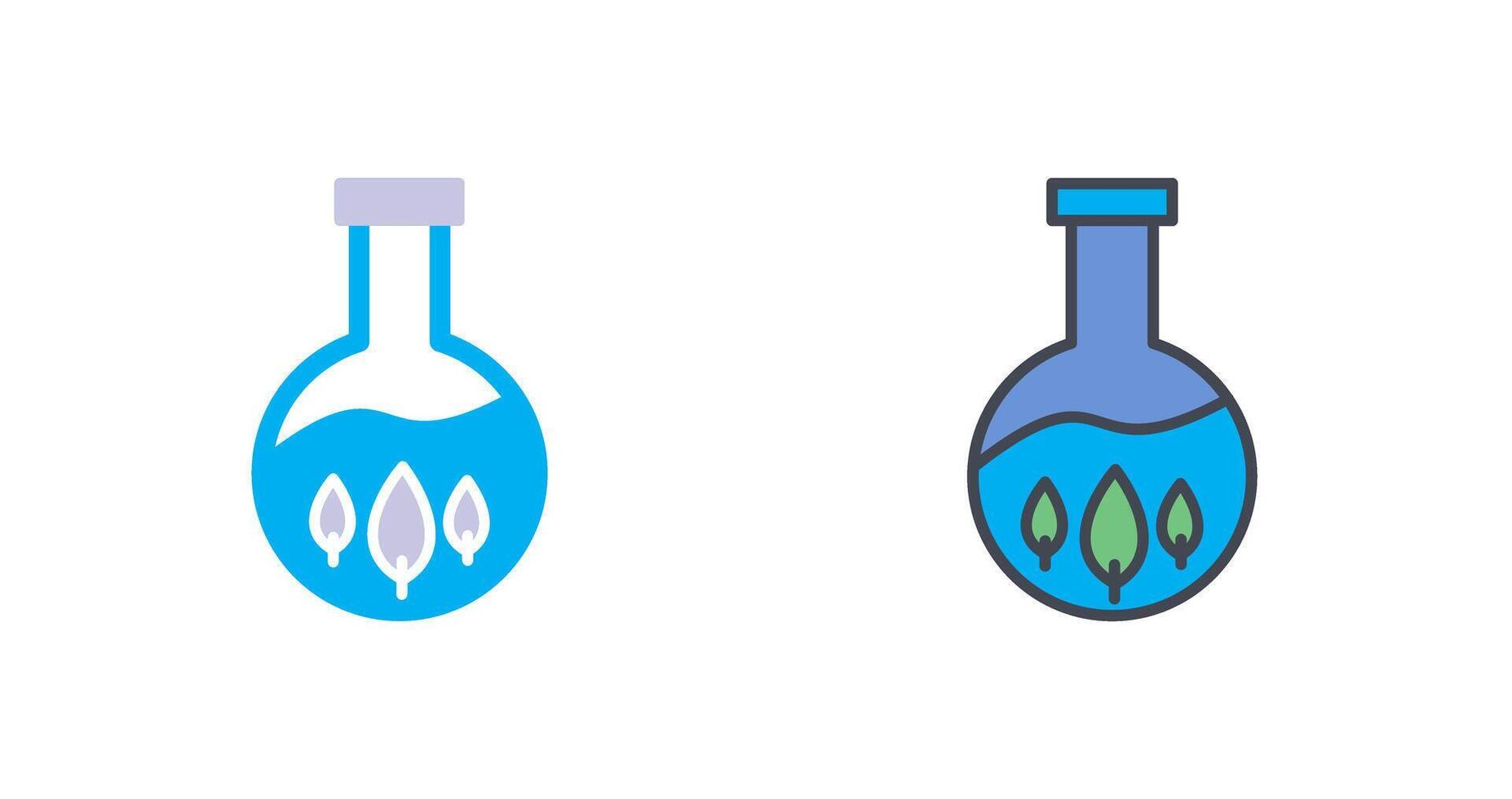 Test Tube Icon Design vector