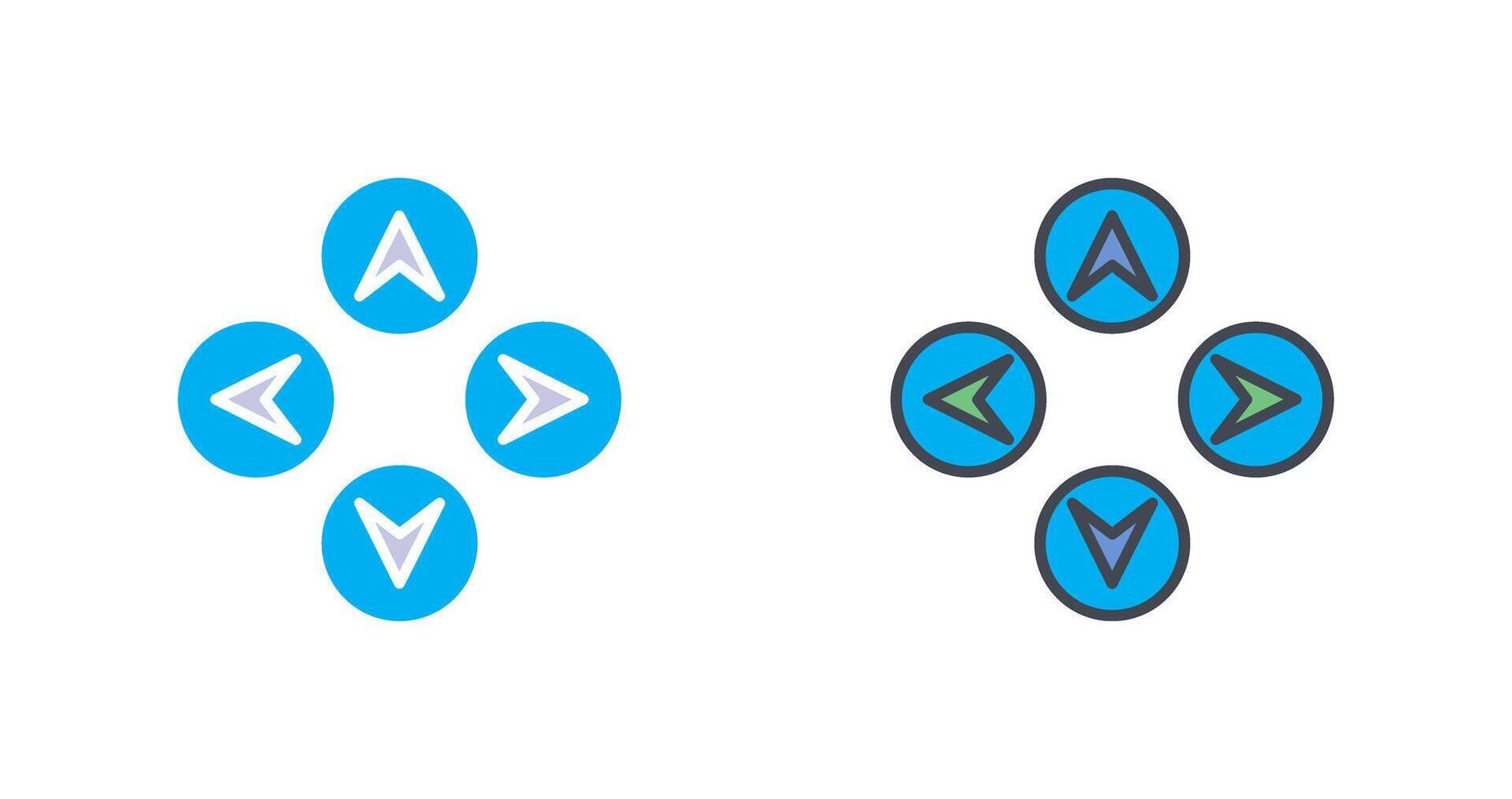 Arrow Directions Icon Design vector