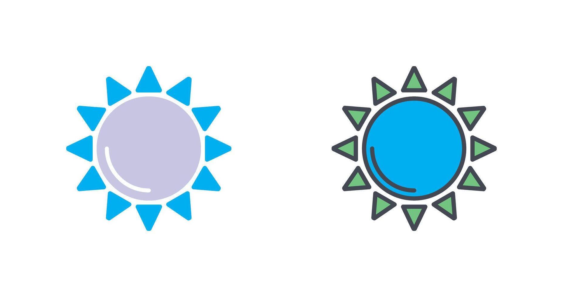 Sun Icon Design vector