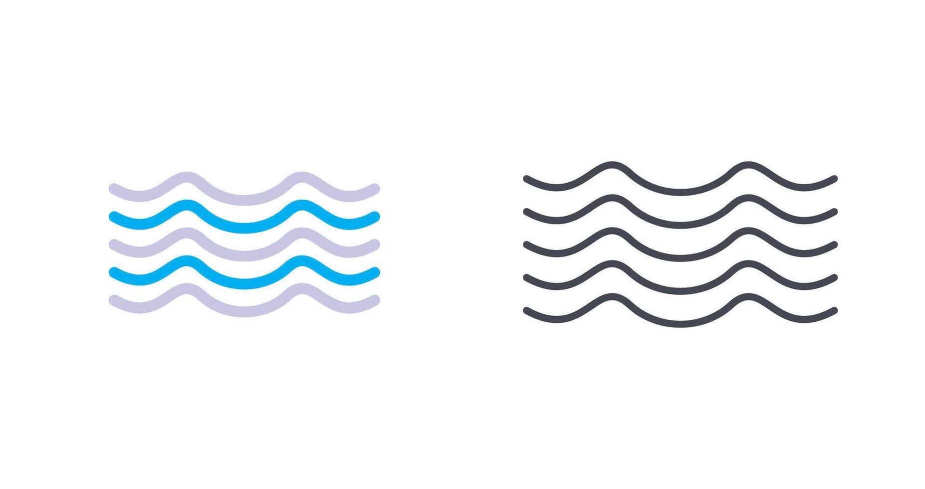 Water Icon Design vector
