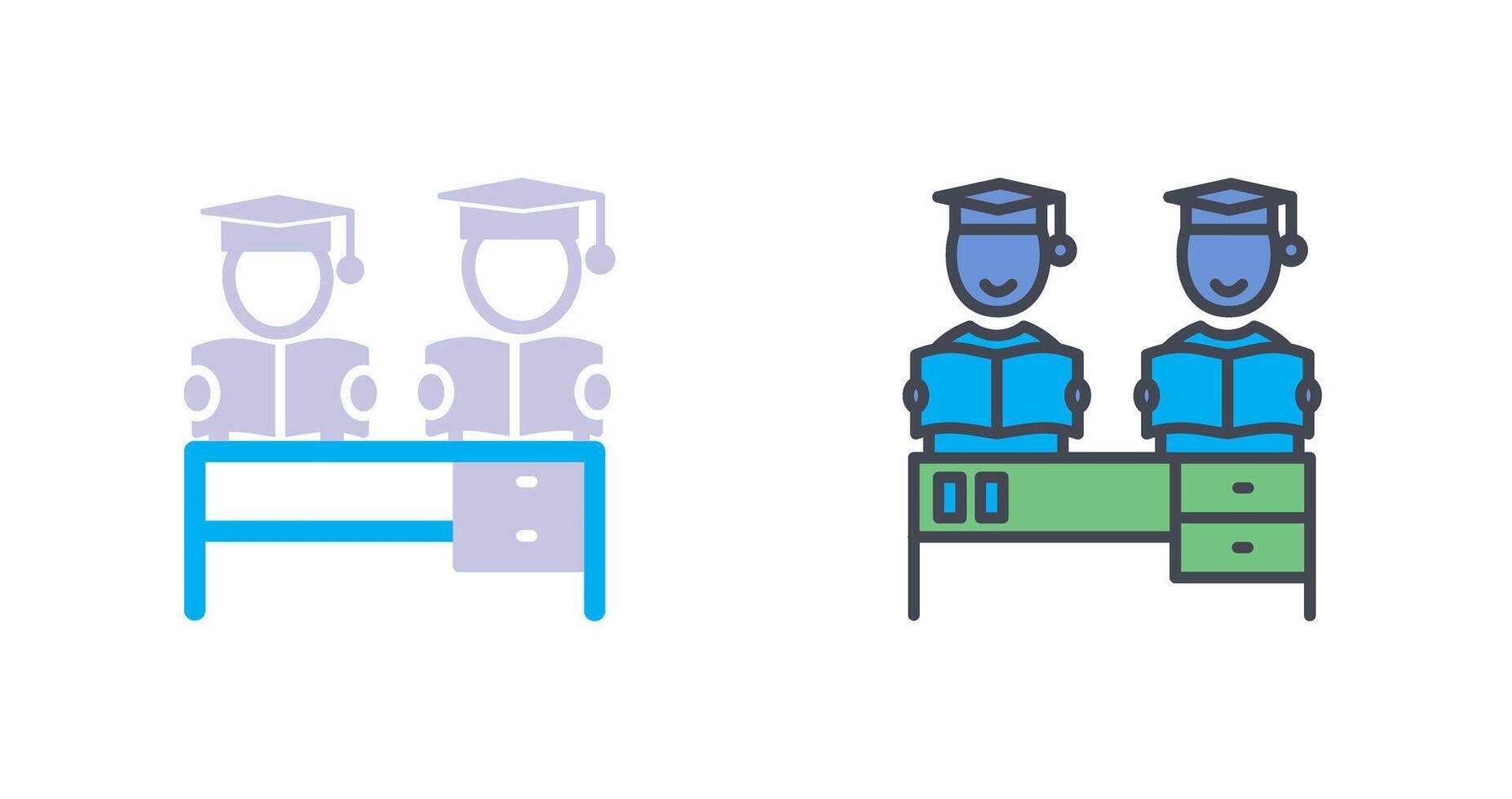 Combined Study Icon Design vector