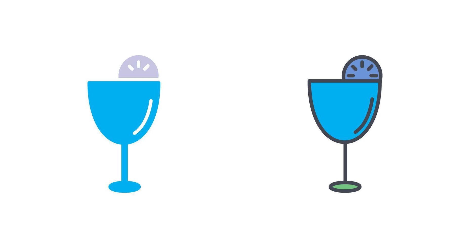 Cocktail Drink Icon Design vector