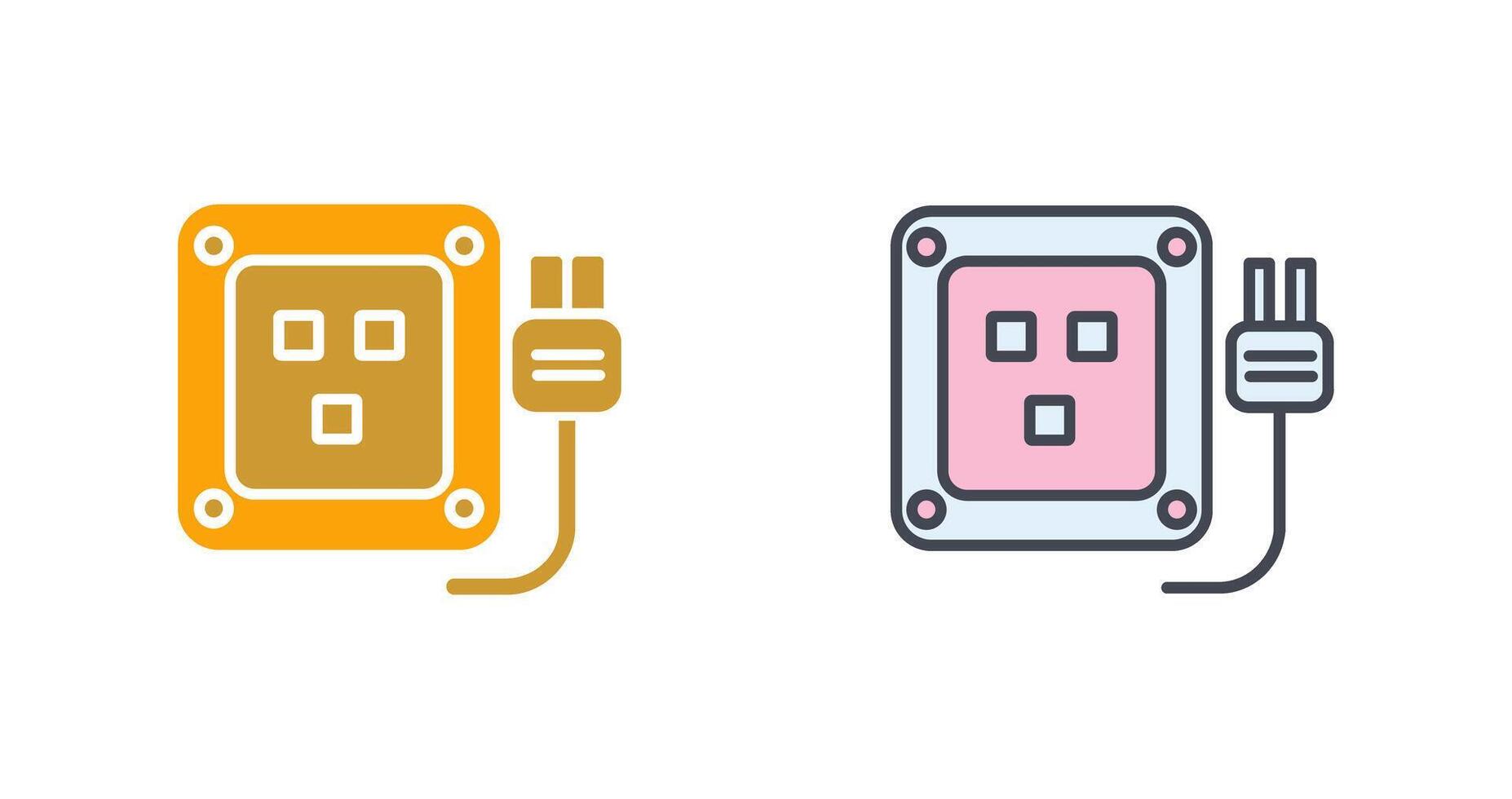 Socket Icon Design vector