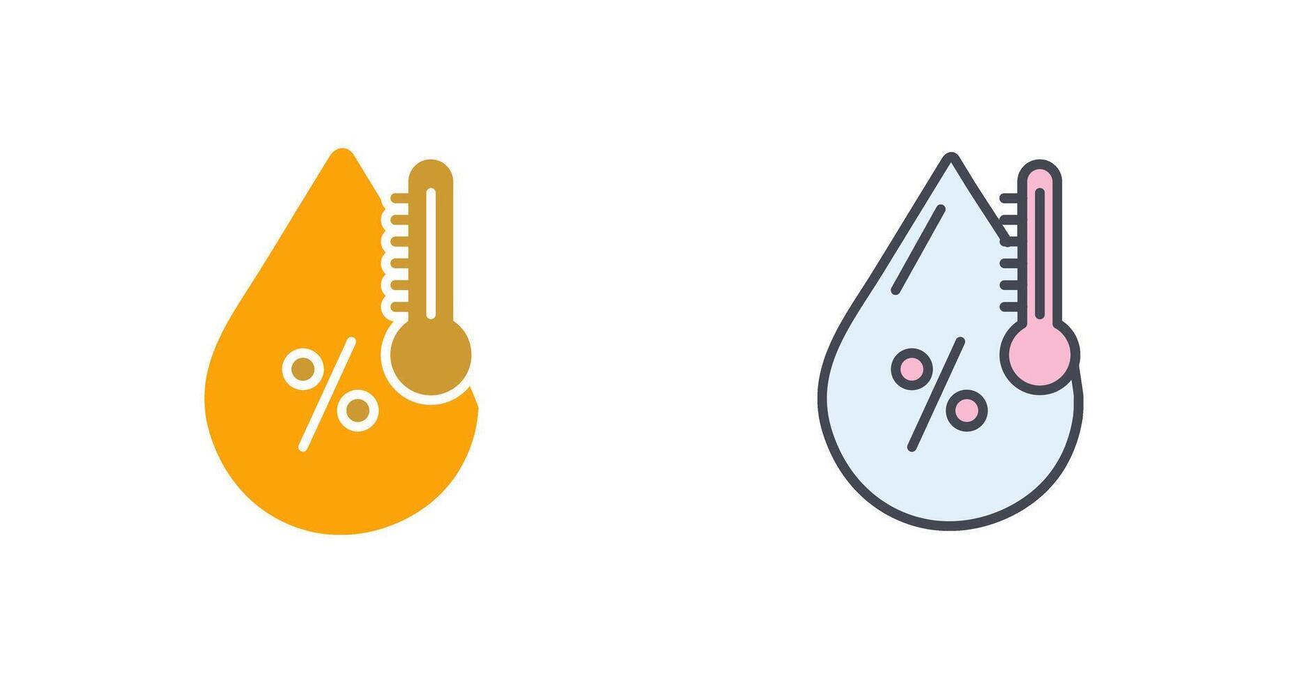 Humidity Icon Design vector