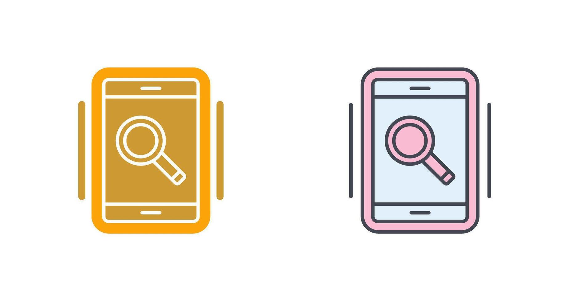 Magnifier Icon Design vector