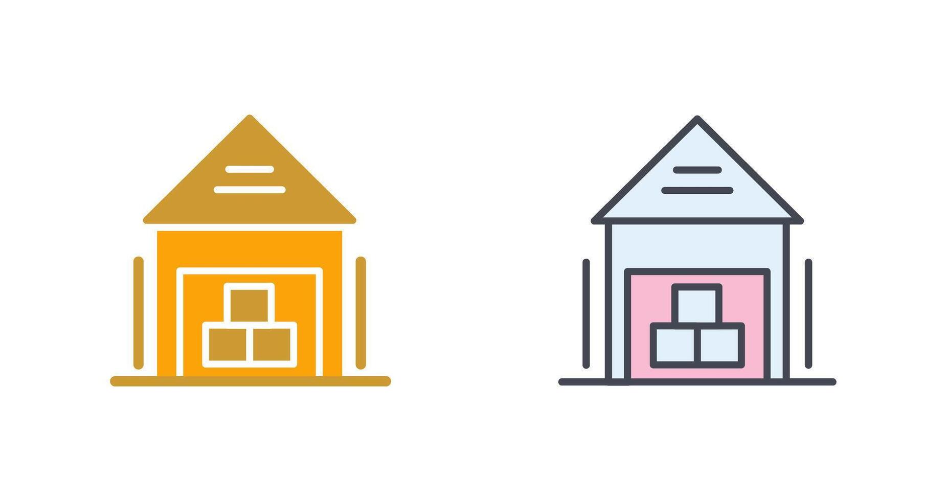 Warehouse Icon Design vector