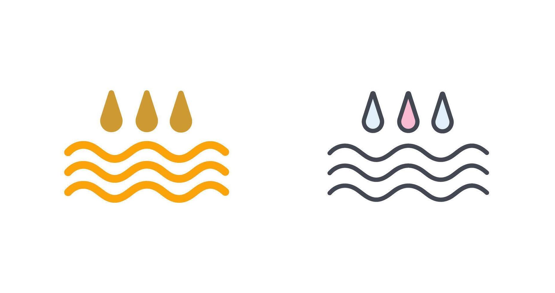 Drops Icon Design vector