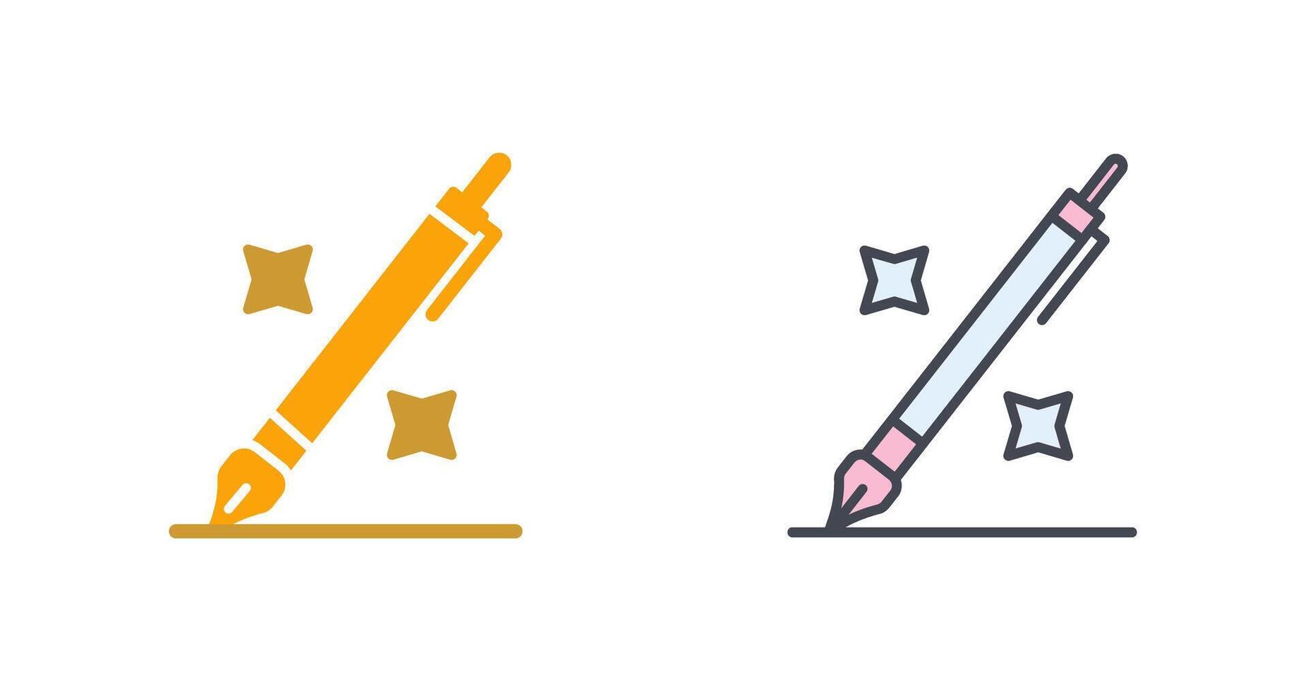 Pen Icon Design vector