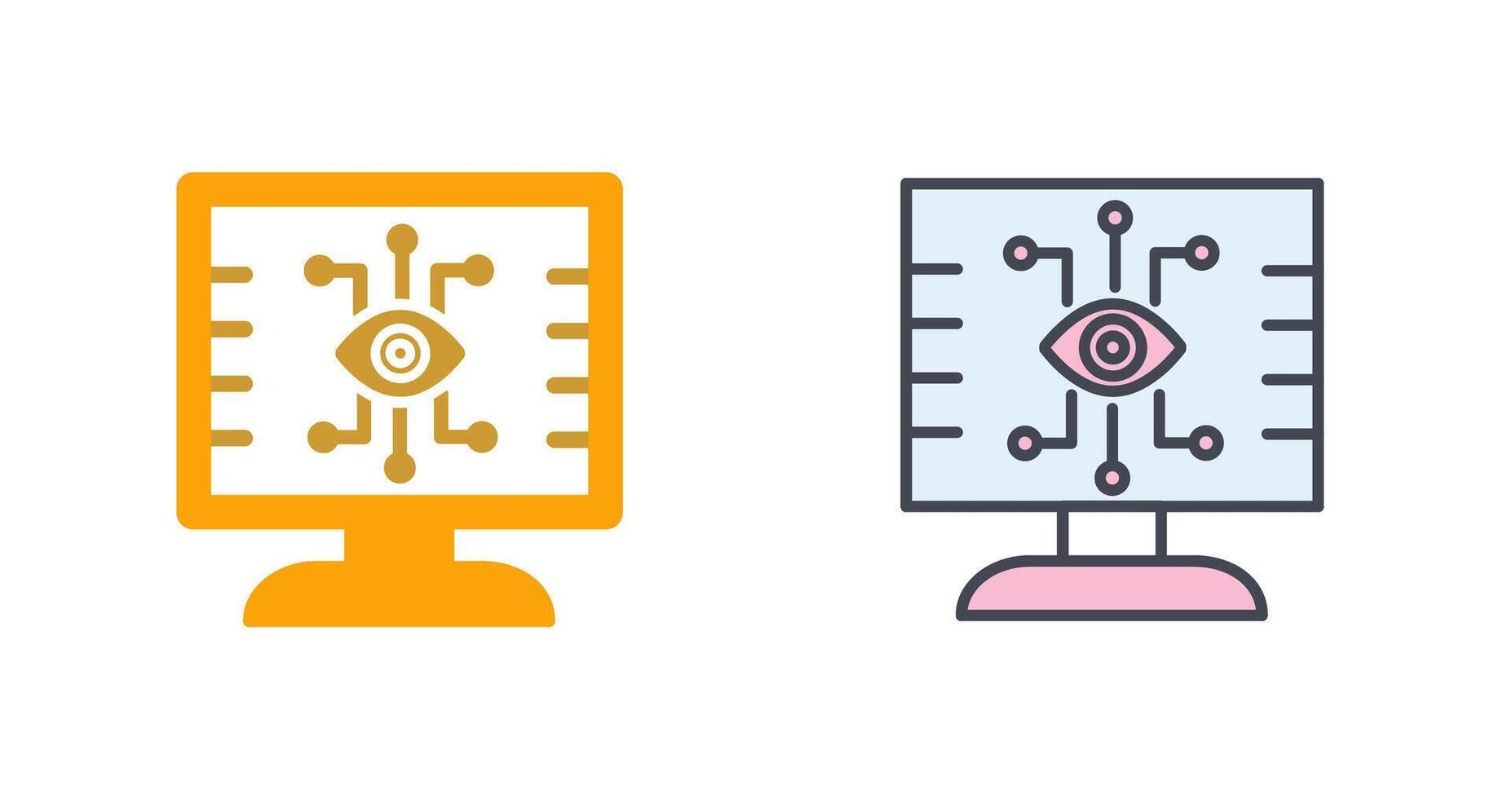 Vision Icon Design vector
