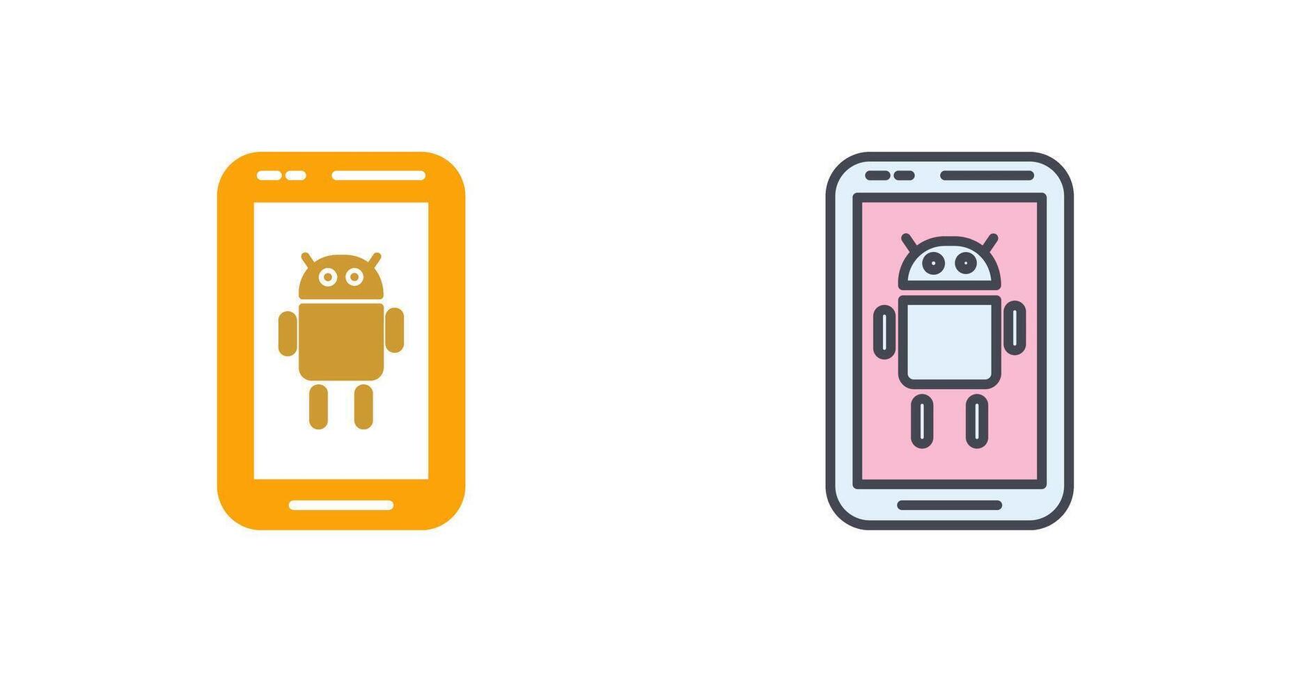 Android Icon Design vector