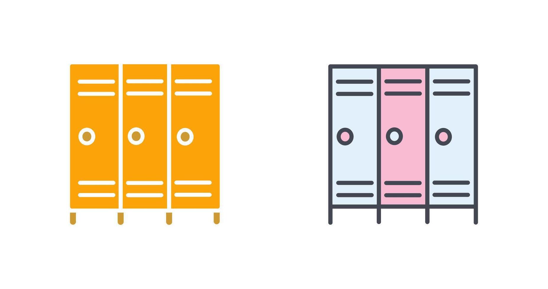 Lockers Icon Design vector