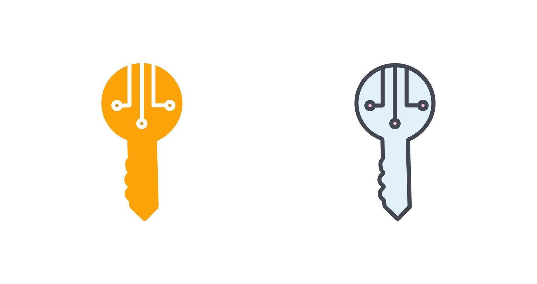 Keys Icon Design vector