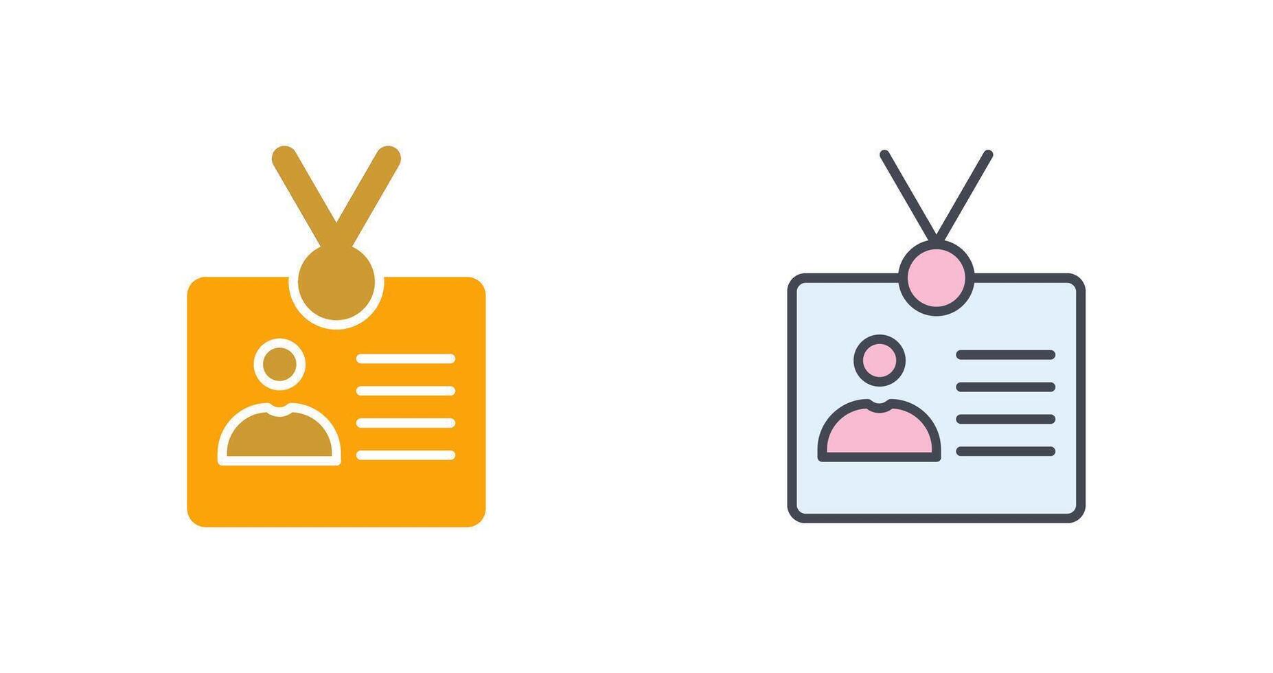 Identity Card Icon Design vector