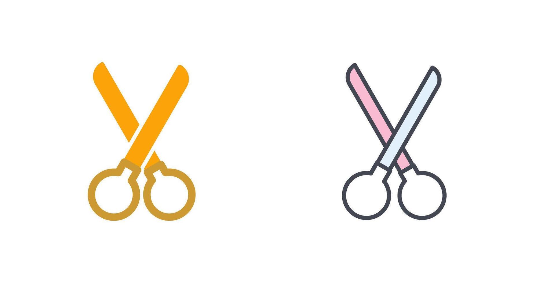 Scissors Icon Design vector