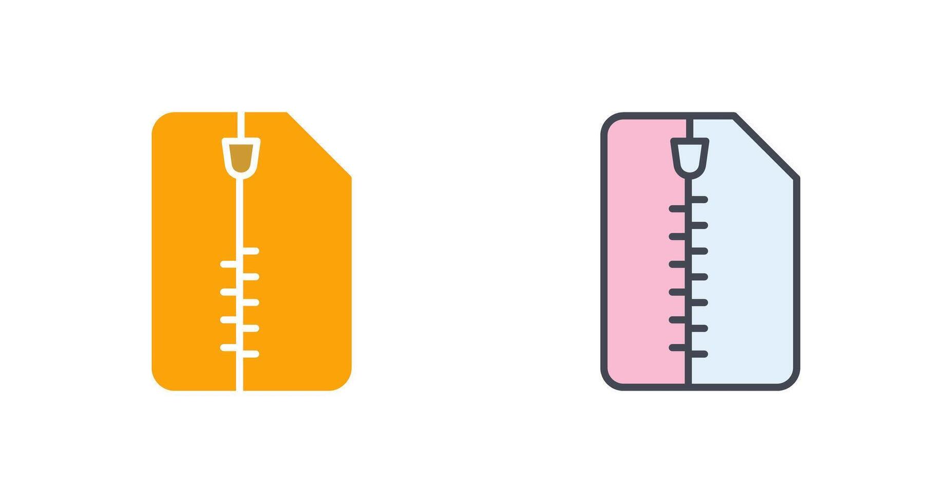 Compressed Icon Design vector