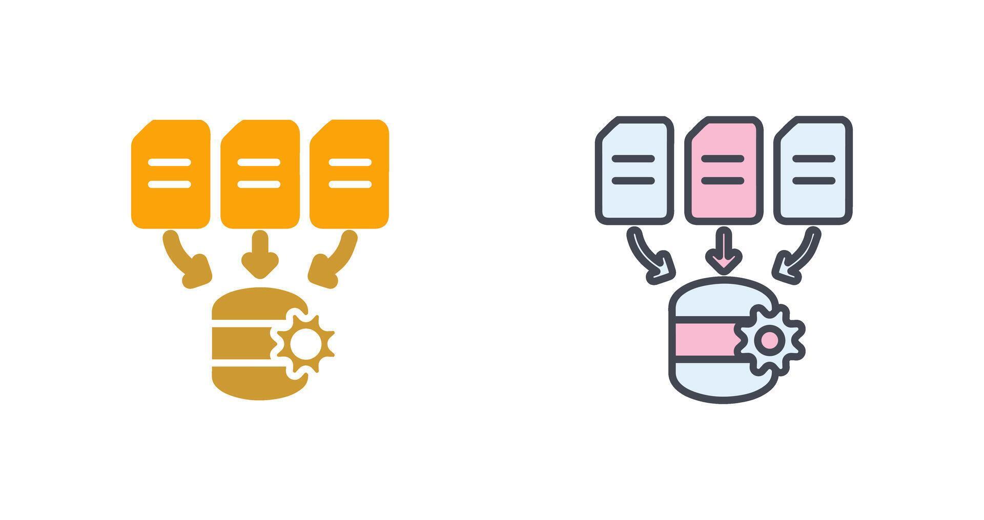 Data Processing Icon Design 43156431 Vector Art at Vecteezy