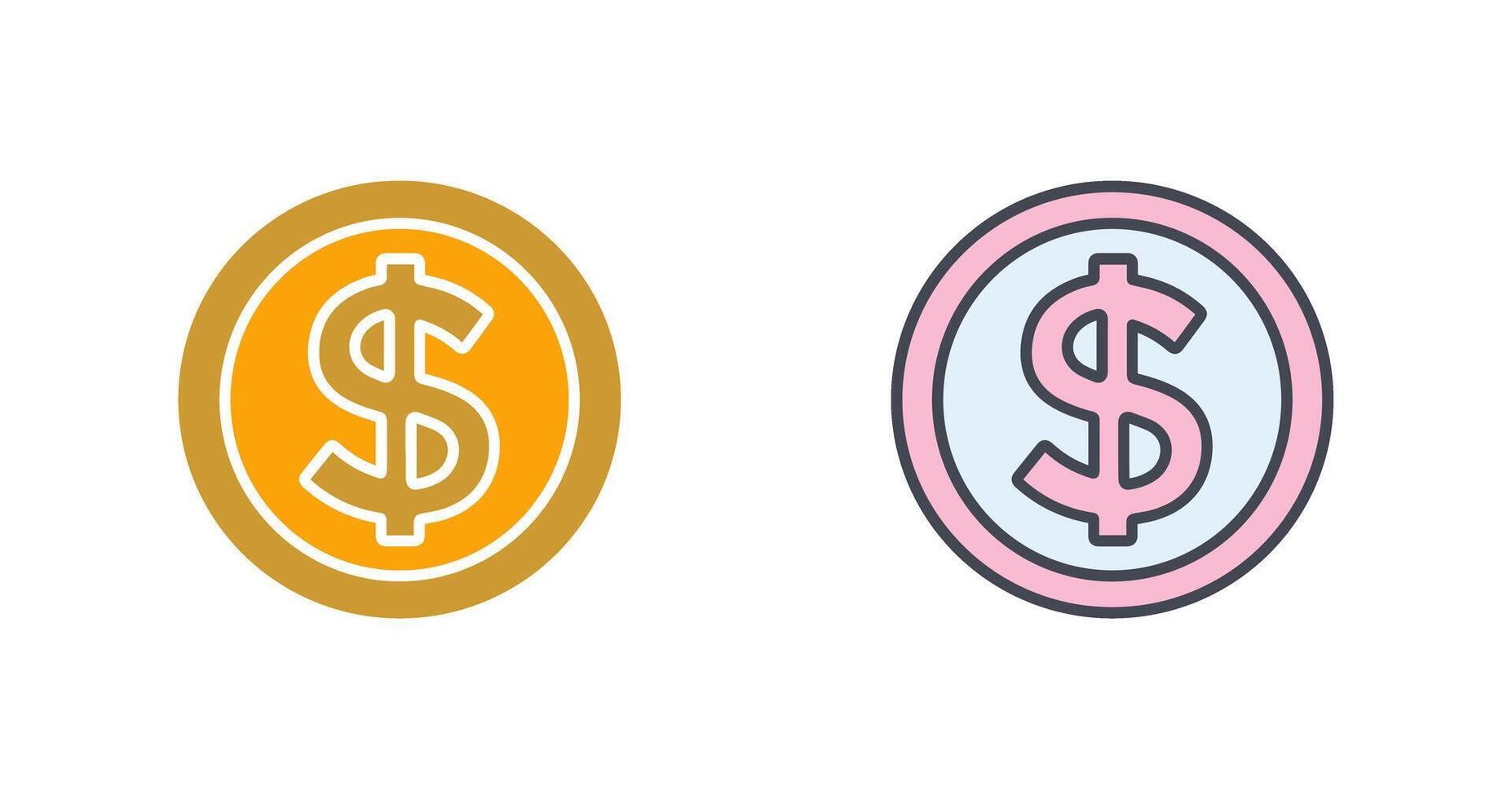 Dollar Symbol Icon Design vector