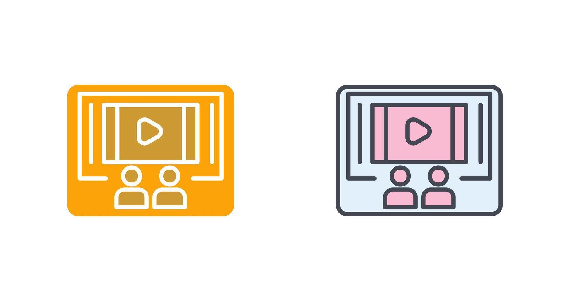 Auditorium Icon Design vector