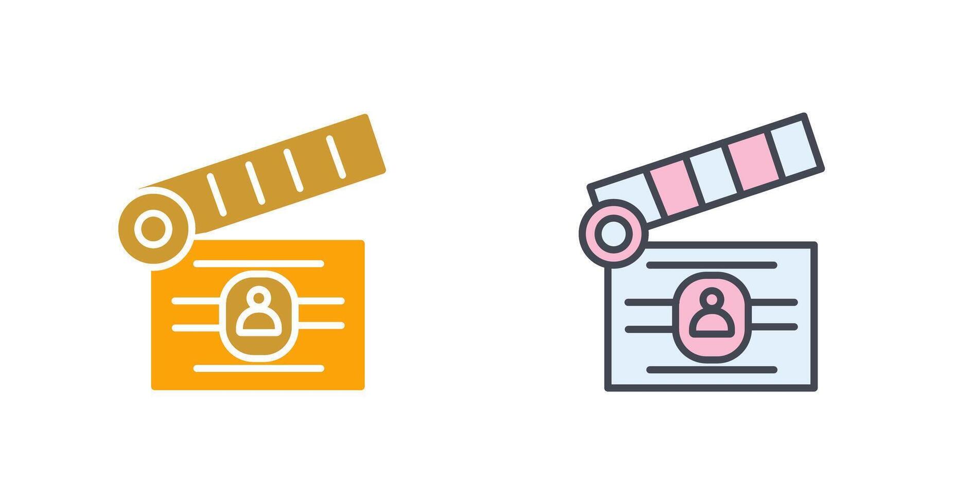 Actor Icon Design vector