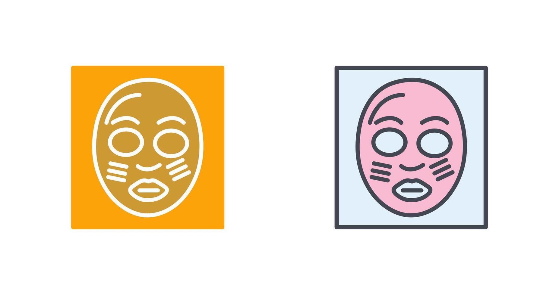 Facemask Icon Design vector