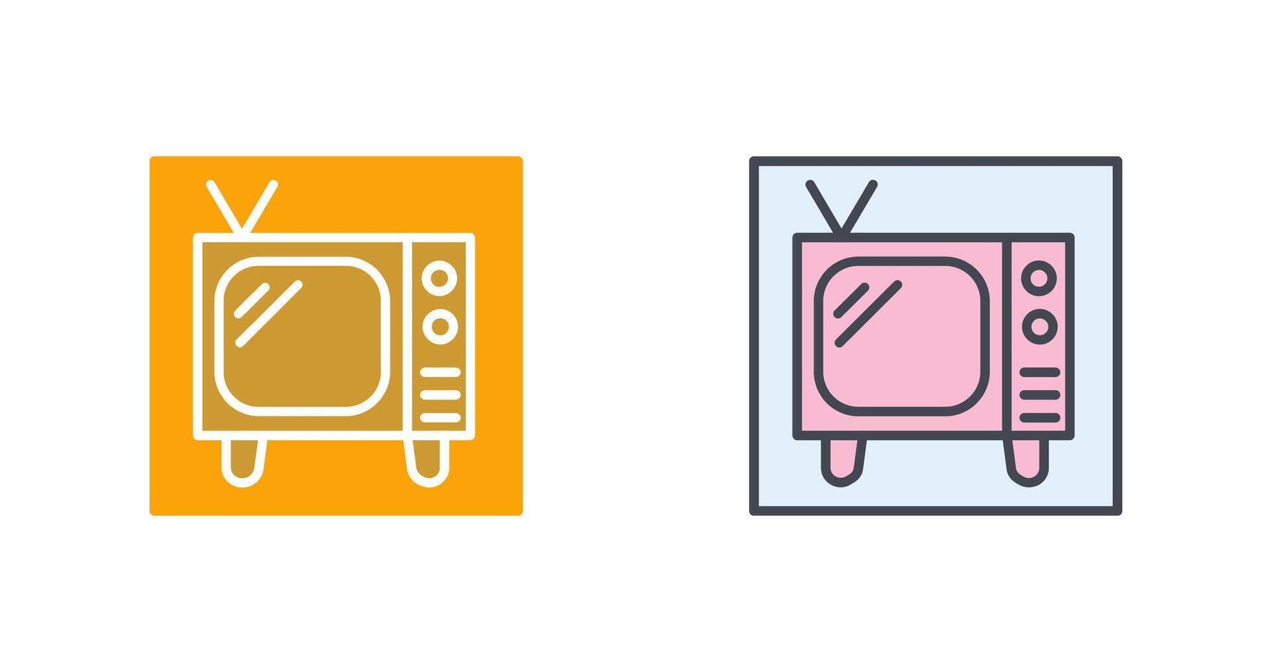 Television Icon Design vector