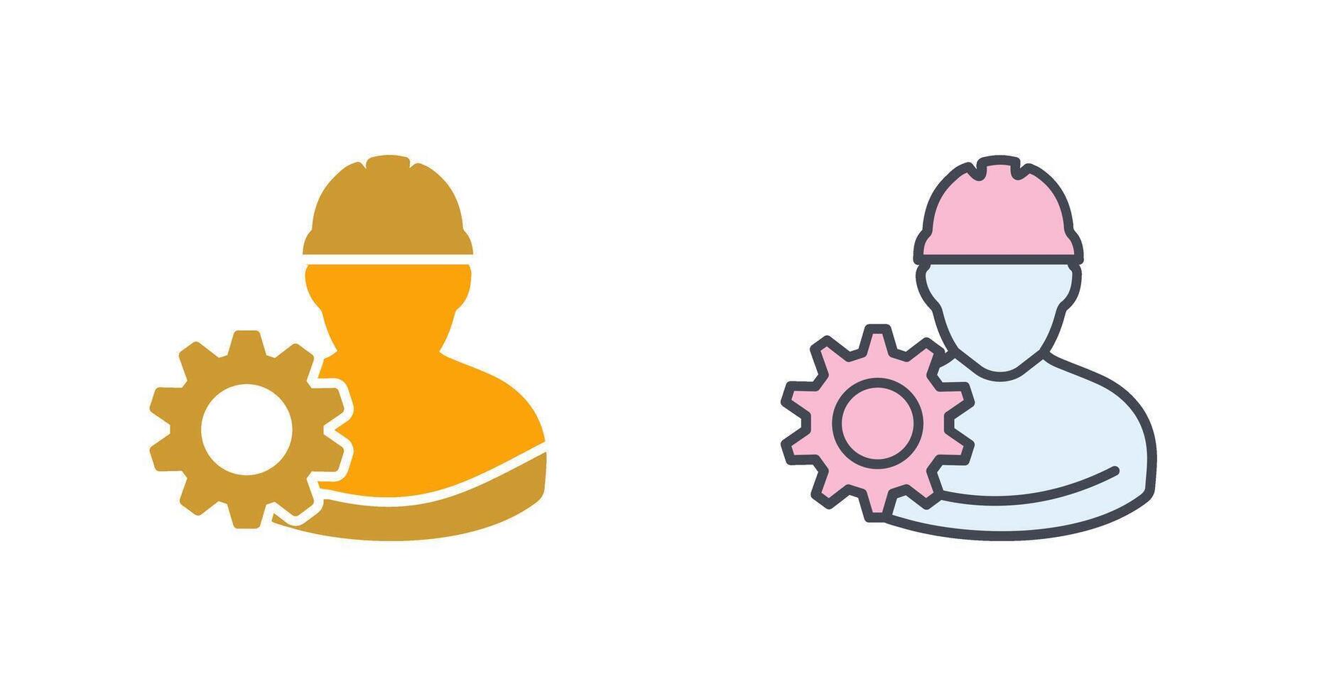 Engineer Icon Design vector
