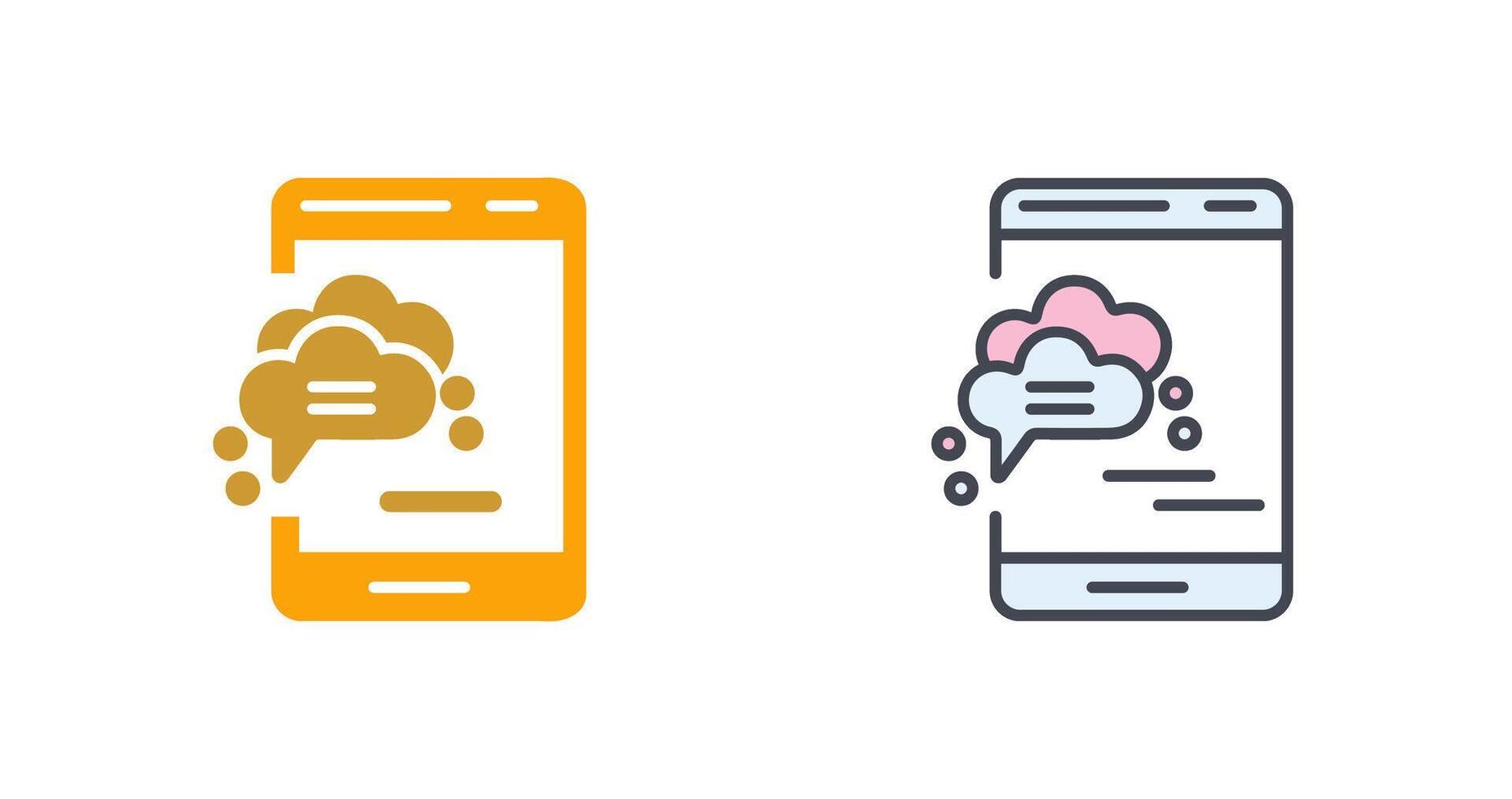 Conversation Icon Design vector