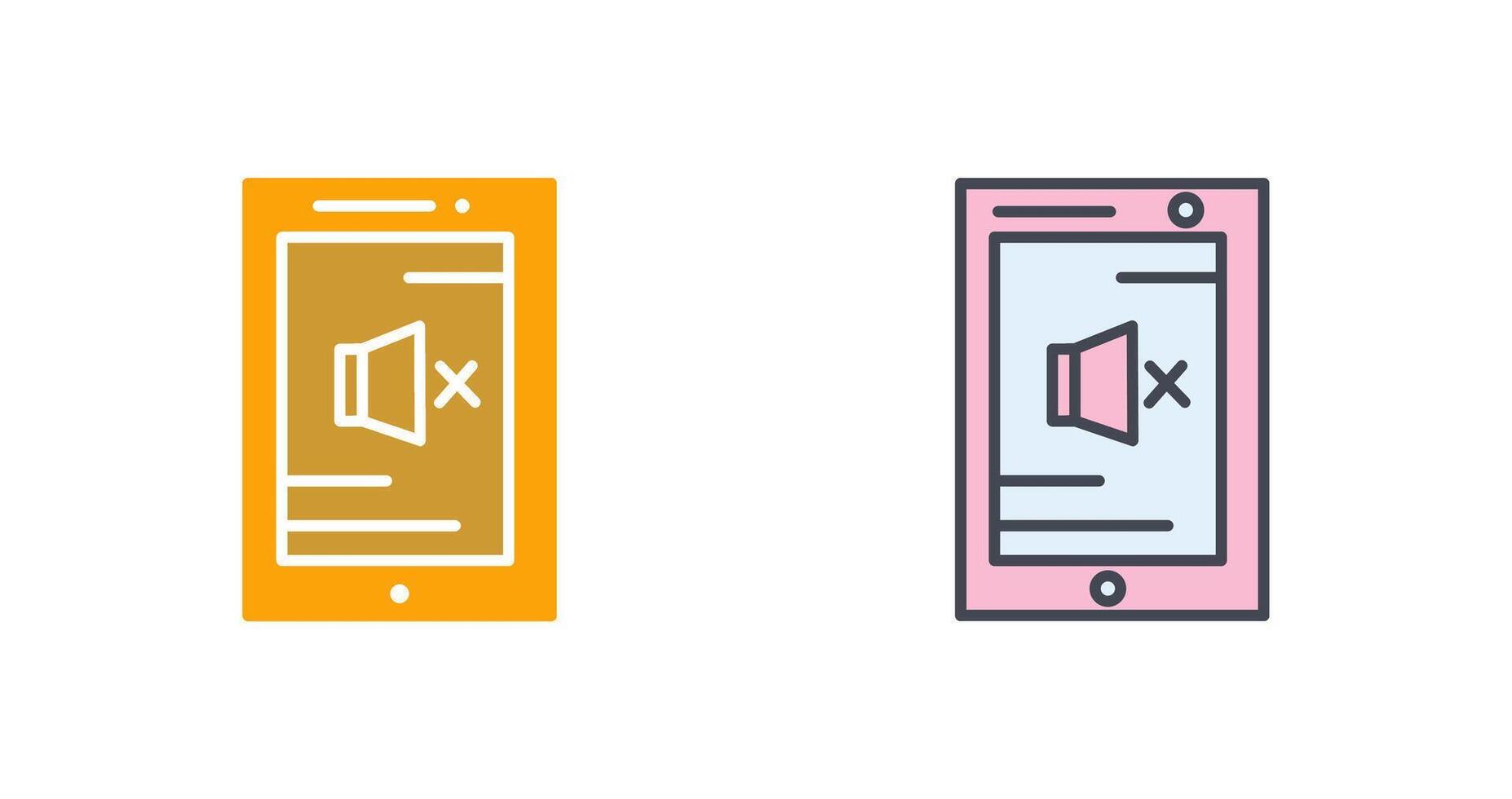 Volume Mute Icon Design vector