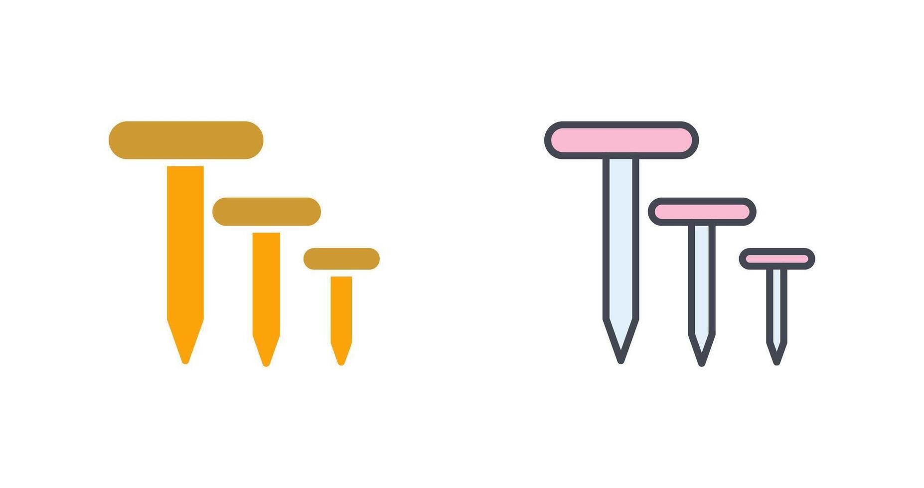 Nail Icon Design vector