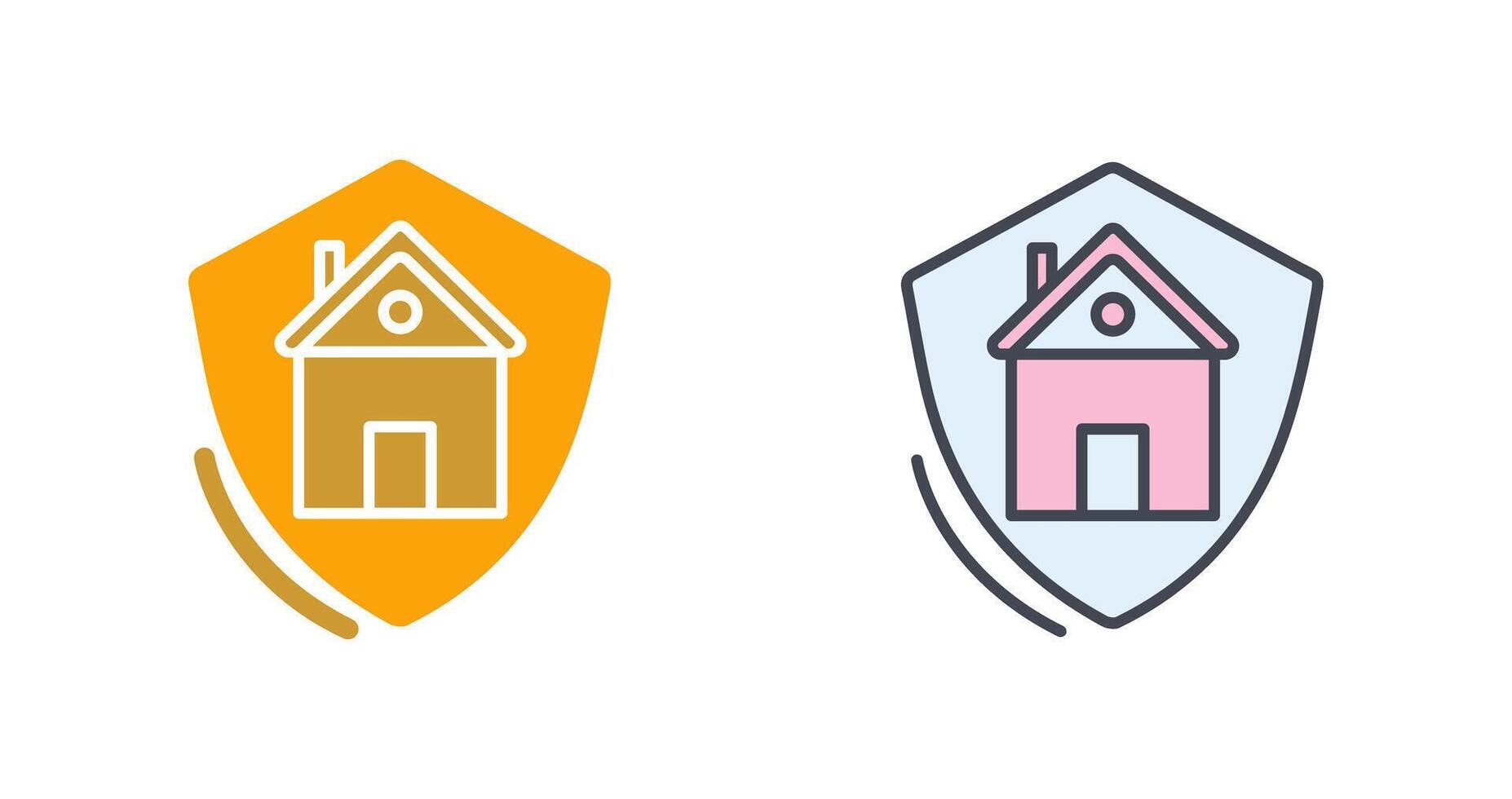House Protection Icon Design vector