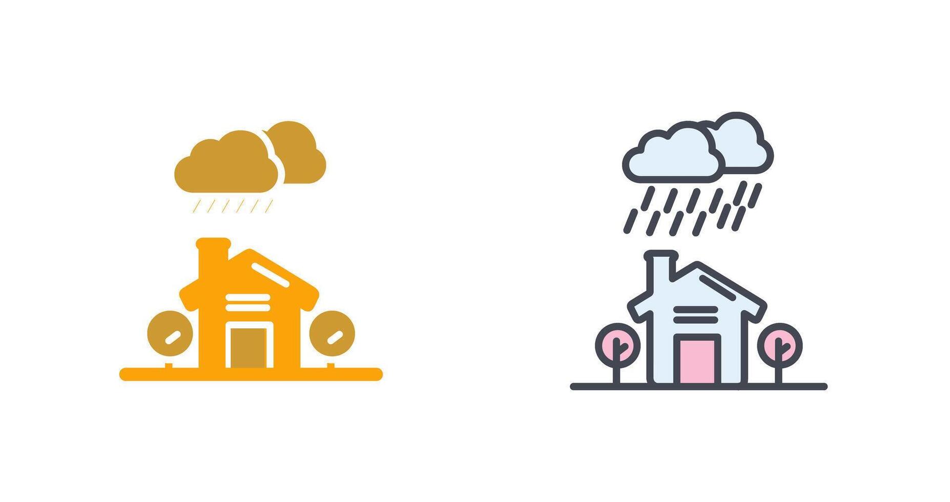 Rain Icon Design vector