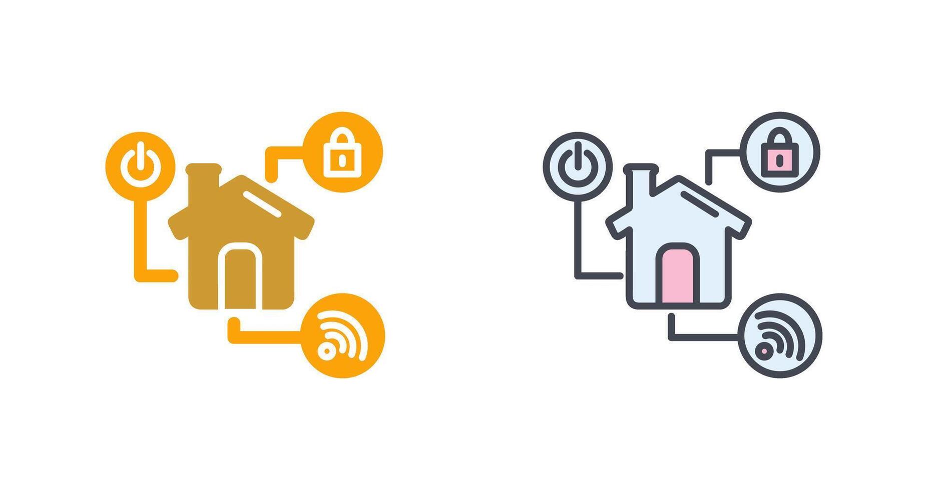 Smarthome Icon Design vector