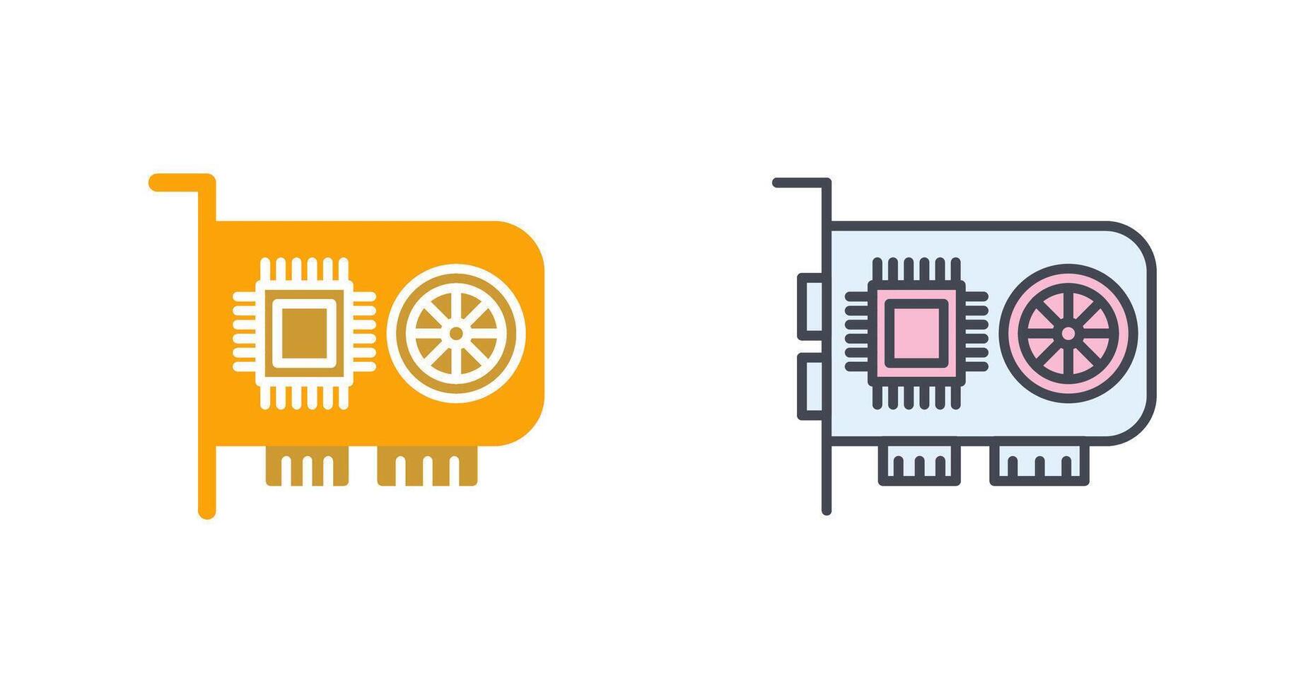 GPU Icon Design vector