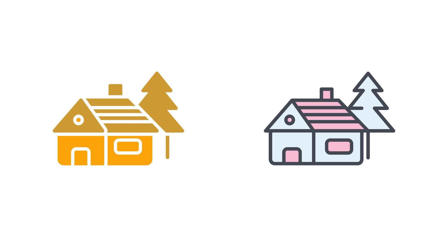 Cabin Icon Design vector