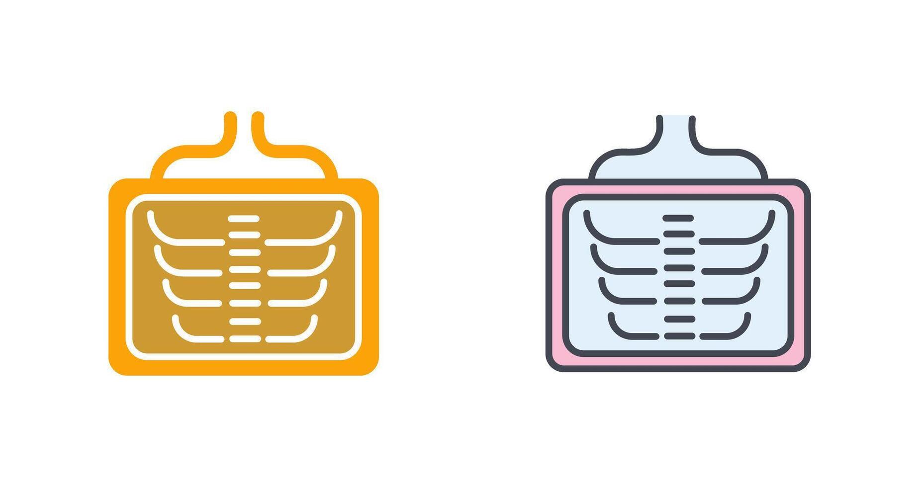 X Ray Icon Design vector