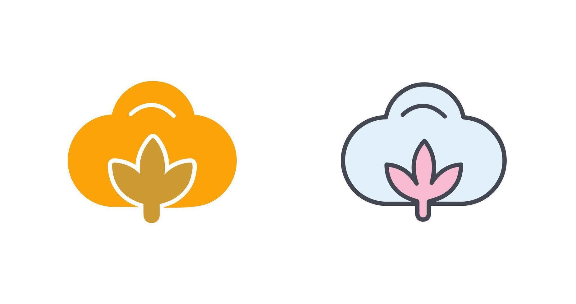 Cotton Icon Design vector