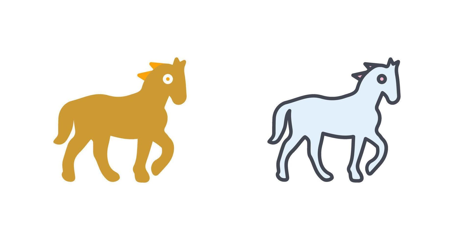 diseño de icono de caballo vector