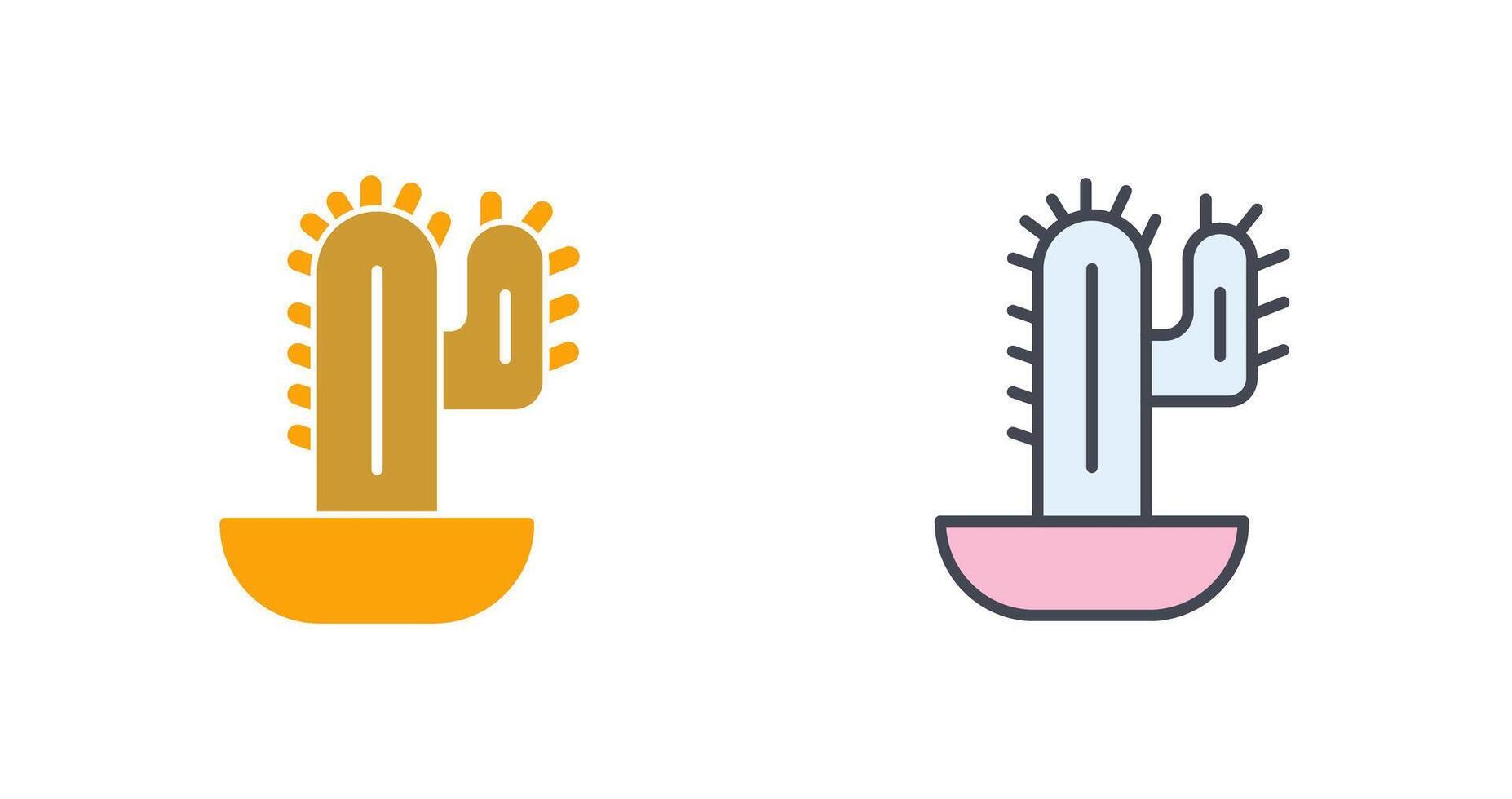 Cactus Icon Design vector